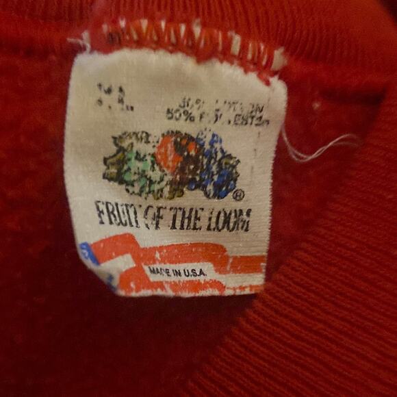 VNTG 90s Deutsch Verein graphic crewneck XL - Picture 2 of 4